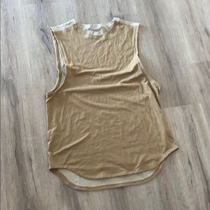 Brown lululemon men’s tank
